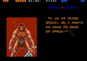 une photo d'Ã©cran de Rastan Saga 2 sur Arcade